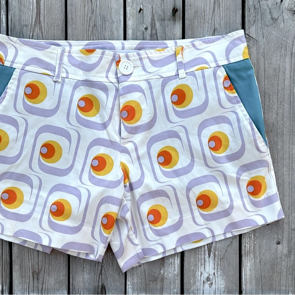 Tracy Negoshian Mod Print Shorts NWOT